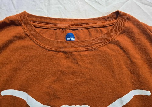 Camiseta para hombre University of Texas Longhorns 2XL NCAA naranja quemado arco Manning - Imagen 6 de 11