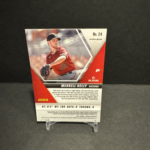 2021 Panini Prizm #24 Merrill Kelly Red NM - Picture 2 of 2