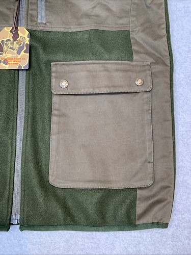 Southern Point Co. Field Series Mens Thomasville Vest Medium Brown / Green New - Picture 2 of 15