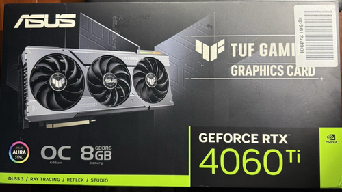 ASUS TUF Gaming GeForce RTX™ 4060 Ti 8GB OC Edition Gaming Graphics Card