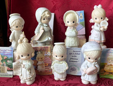 PRECIOUS MOMENTS LOT OF 7 E0103-E9262-106208-109886-109991-521906-530026 MINT