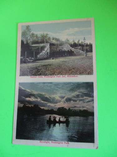 Lote de 9 postales vintage de Wisconsin algunas mataselladas 1940 y 1942 Milwaukee - Imagen 11 de 20