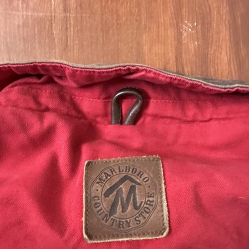 Abrigo Chaqueta De Colección Marlboro Country Store Rojo Tareas Granero Con Chaleco Para Hombres Grande - Imagen 14 de 14
