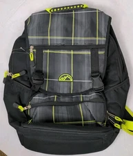 New Without Tag Backpack Black & Neon Green Padded