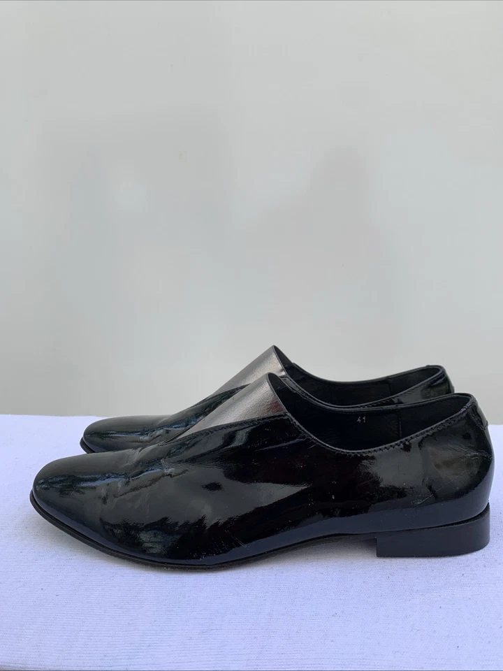 Zapatos de charol Acne Studios EU 41 / US 8 - negros sin cordones hechos en Italia  Foto 2 de 4