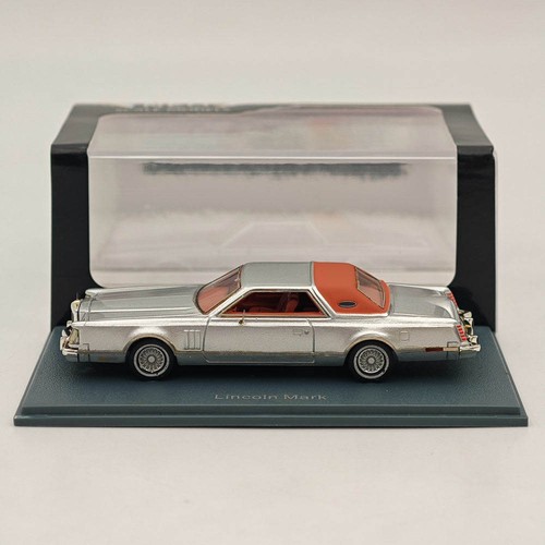 NEO SCALE MODELS 1/87 Lincoln Continental Mark V Silver Resin Car Limited - Picture 1 of 8