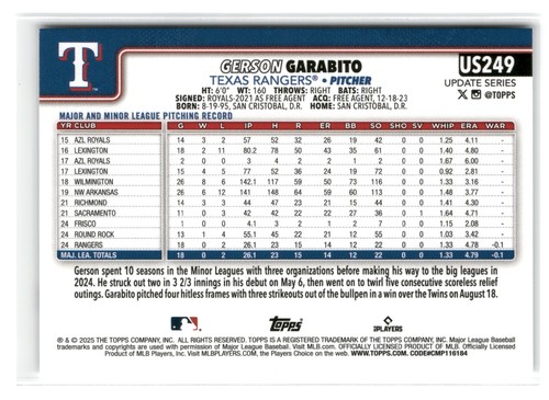 2025 Topps Update Baseball (#US176-US350) - Complete Your Set - 40% off 4+ - Picture 83 of 191