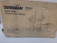 DOVAMAN ROS01A Orbital Sander, 3A Random Orbit Sander, 6 Variable Speeds