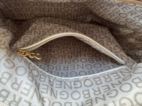Bogner Klosters Isalie Handtasche Umhängetasche offwhite creme weiss, wie neu - Bild 6 von 12