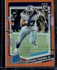 2023 Donruss Optic #229 Viliami Fehoko Jr. Orange #/249