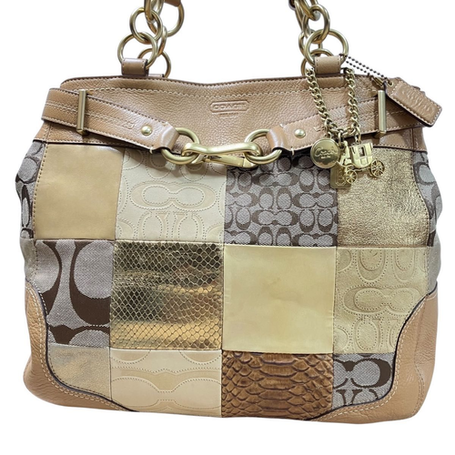 Bolso de mano Coach de cuero con retazos raro - Imagen 3 de 17
