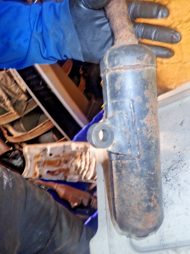 1977 Yamaha YZ 125 Exhaust Muffler/Silencer - 第 4/7 張圖片