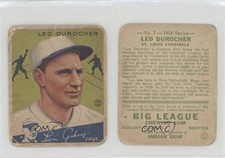 1934 Goudey Big League Chewing Gum R320 Leo Durocher #7 HOF