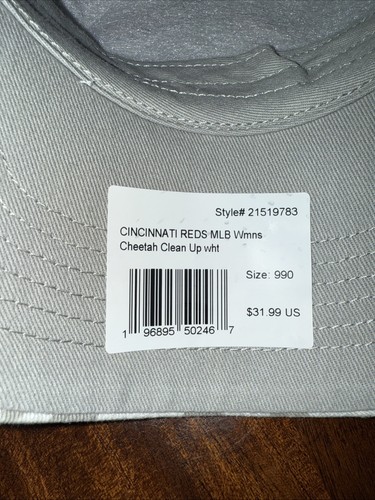 NEW Cincinnati Reds Women’s Adjustable 47 Clean Up Cheetah Print Hat - Picture 13 of 14