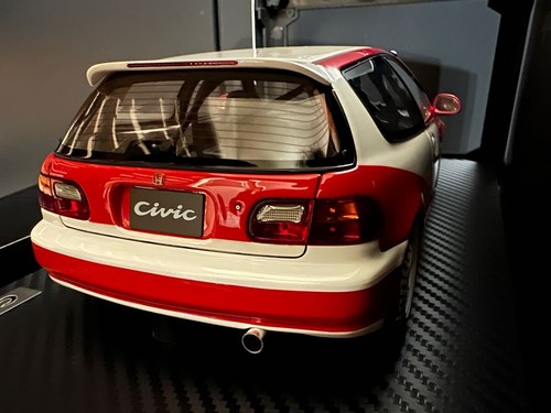 Ignition Model 1/18 Honda Civic EG6 weiß/rot IG3047 Miniaturauto Japan - Bild 6 von 10
