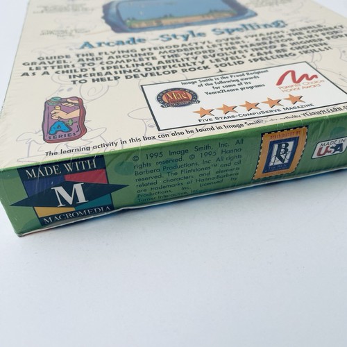 The Flintstones PC Game Big Box Vintage Computer Floppy Disk Game 1995 Sealed - Picture 4 of 6