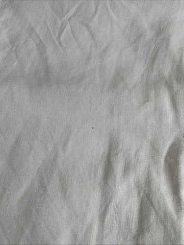 Oska Linen Chore Jacket Shirt White Lagenlook Peasant Boho Sz III UK 14-16 - Picture 12 of 16