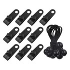 Shade Cloth Clips Portable Storage Secure Grip Mechanism Lightweight Design