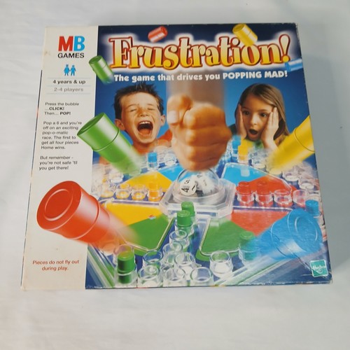 Frustration 2000 Boxed Board Game Pop-O-Matic, MB Games, Vintage Complete  - Picture 9 of 16