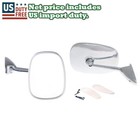 ALFA ROMEO GIULIA 1962 1963 1964-1978 CHROME DOOR MIRRORS LH & RH SIDE NEW PAIR