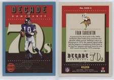 2023 Panini Legacy Decade of Dominance Blue /50 Fran Tarkenton #DOD-5 HOF