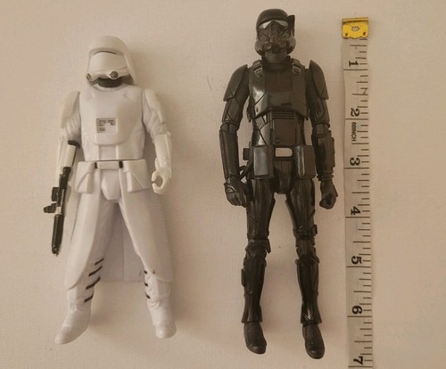 Star Wars - Soldatino di neve primo ordine e soldato della morte imperiale serie nera - ottime condizioni - Foto 20 di 20