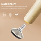 10Pcs Adjustable Swivel Leveling Feet Furniture Leg Straightener for Table New