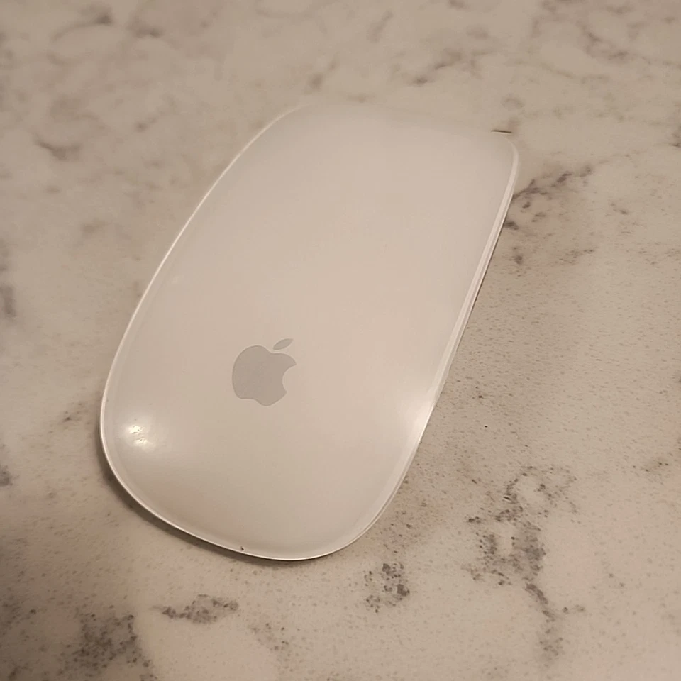 Apple Wireless Bluetooth White Magic Mouse Model A1295 - Image 3 of 3
