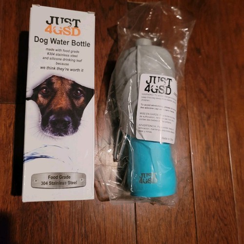 Hunde Trinkflasche Tragbar Haustier Wasserspender Edelstahl Faltbar Reise - Bild 2 von 6