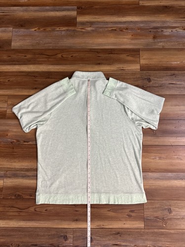 Turtleson Men's 1/4 Zip Pullover XXL Golf Light Green Long Sleeve Performance - Bild 13 von 14