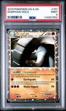 2010 POKEMON HEARTGOLD DONPHAN PRIME #107 ULTRA RARE PSA 9 MINT #114901952