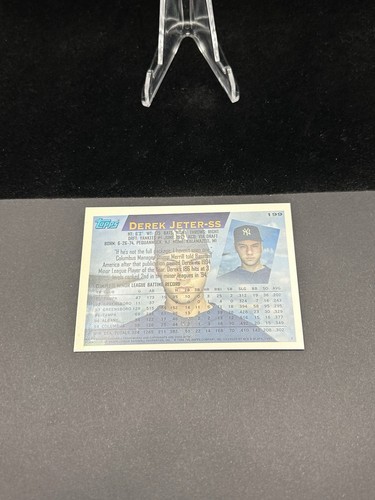 DETEK JETER Future Star 1995 Topps #199 HOF MLB Yankees 🔥MINT🔥 - Picture 12 of 12