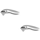  2 Pcs Knoblauch Stampfer Drücker Knoblauchstampfer Knoblauchpresse-Zerkleinerer