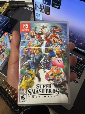 Nintendo Super Smash Bros. Ultimate Switch Multiplayer Online E10+ 2018 w/Case