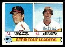 1979 Topps Strikeout Leaders (Nolan Ryan / J.R. Richard) #6