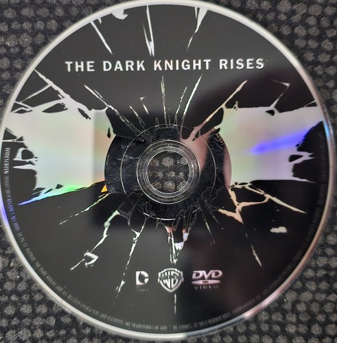 The Dark Knight Rises DVD Batman DC Comics Bane Joker Christian Bale Chris Nolan