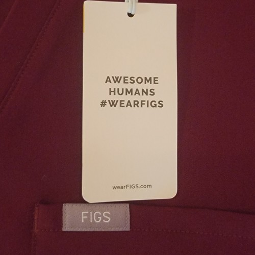 Figs Technical Collection Catarina Scrub Top Größe Small weinrot eine Tasche neu - Bild 8 von 14
