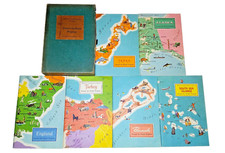 AMERICAN GEOGRAPHICAL SOCIETY AROUND THE WORLD PROGRAM 1 SLIPCASE WITH 6 BOOKS