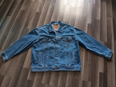 Vintage Levi s Relaxed Trucker Denim Jean Jacket Size 2XL 71507-0389