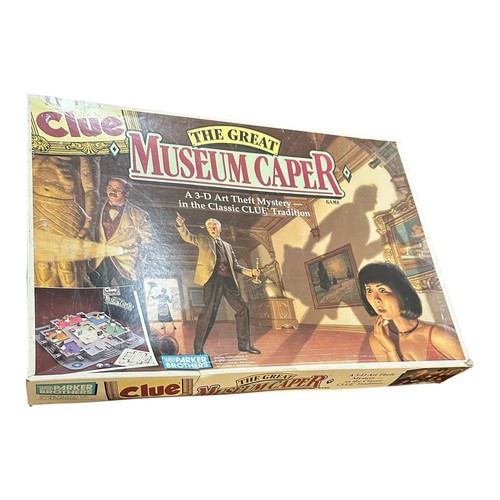 JUEGO DE MESA CLUE THE GREAT MUSEUM ALCAPARRAS - 1991 RARO COMPLETO
