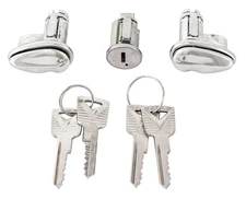 JEGS Ignition & Teardrop Door Lock Set for 1960-1963 Ford Falcon