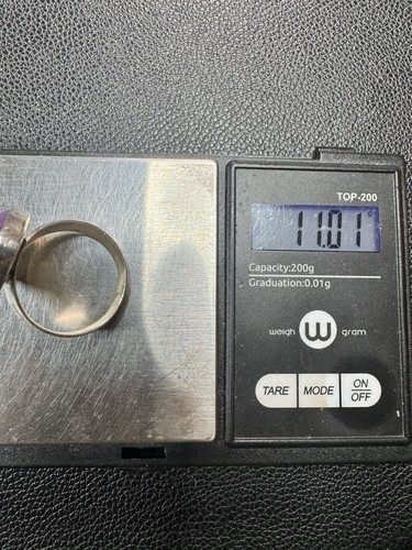 11g Jay King DTR Sterling Silver 925 Purple Stone Ring Size 12 Jewelry Lot L - Picture 11 of 11