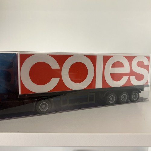 Coles Little Shop Truck Limited Edition Red Semi Tractor Trailer Toy Mini NIB - Picture 3 of 8
