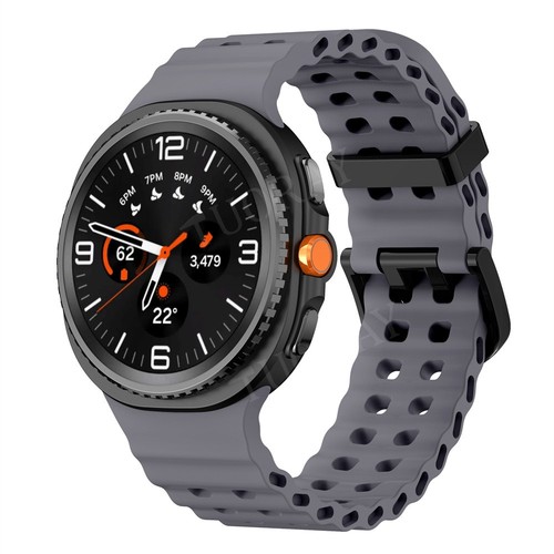 Silicone Nylon Wristband Strap for Samsung Galaxy Watch 8 40 44mm 8 Classic 46mm - Picture 343 of 679
