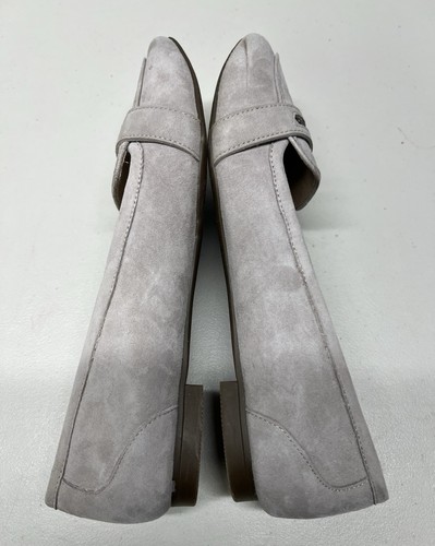 Vionic Mujer Savannah Gris Claro Gamuza Cuero Plano Talla 8.5 - Imagen 4 de 8