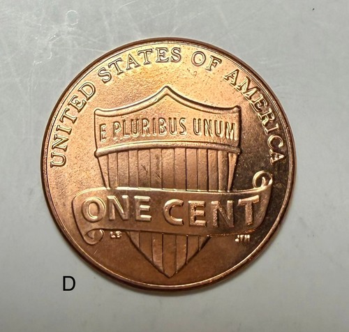 2025-P Lincoln Shield Pennies • Lot of 4 • Brilliant Uncirculated BU Cents - Picture 9 of 9