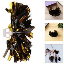 2 Pcs Cheerleading Balls Cheerleader Pompoms Dance Colorful Flower
