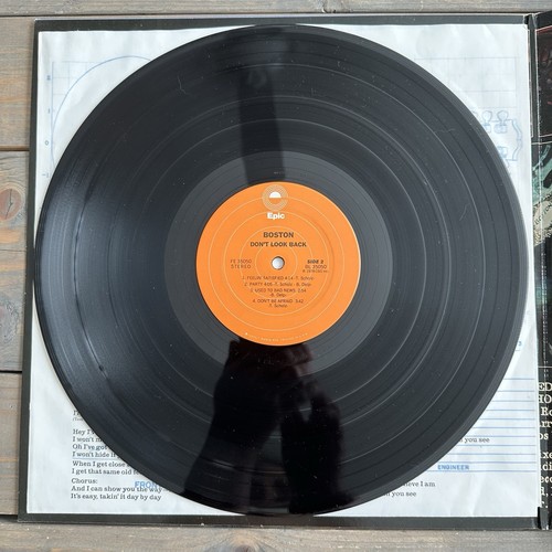 Boston - Don't Look Back - 1978 Epic FE 35050 Classic Rock Vinyl LP - EX/VG+ - Picture 4 of 8