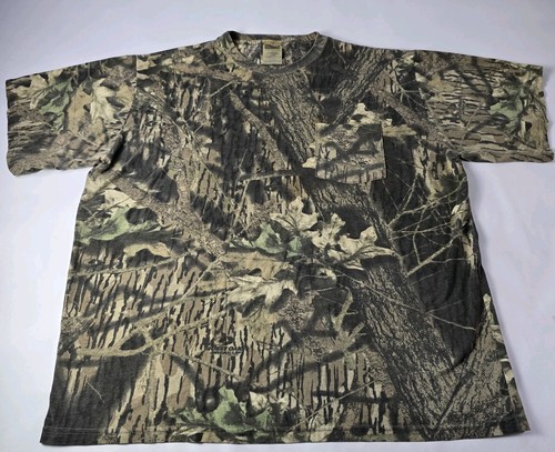 Vintage Mossy Oak Camo Classics Break Up Pocket Jagd T-Shirt Herren 2XL Outdoor