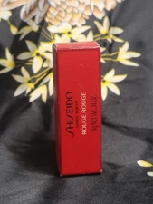 Shiseido Rouge Rouge, Matte Finish Lipstick, FIRE TOPAZ OR 417, .14oz.